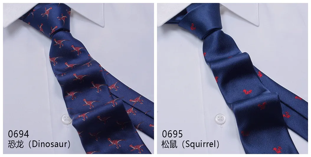 Fashion lovely novely animal necktie for men
