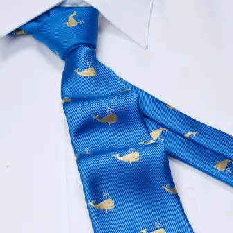 Novelty fish animal designs baby shark skinny neckties