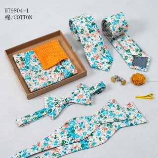Wholesale cotton mens flower wedding ties for sale