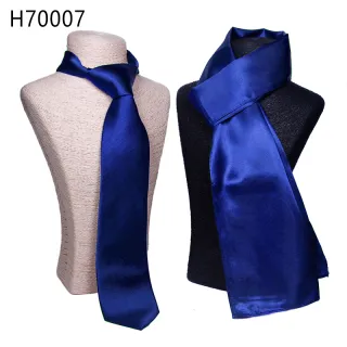 Custom women scarf and tie set men gift company uniform necktie