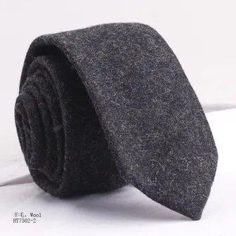 Custom winter warm and luxury men wool tie
