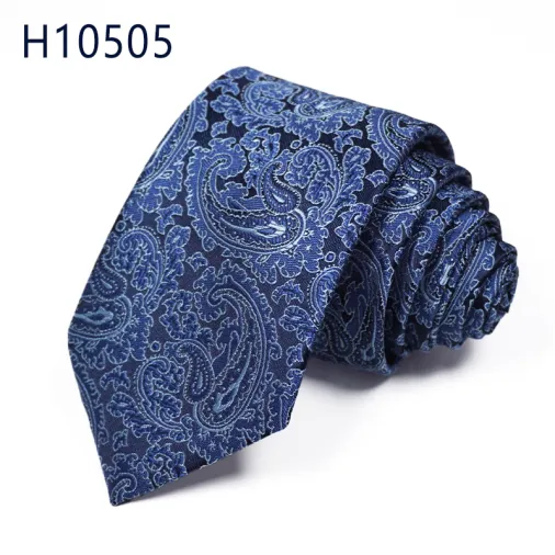 Fashion high quality paisley necktie for interview
