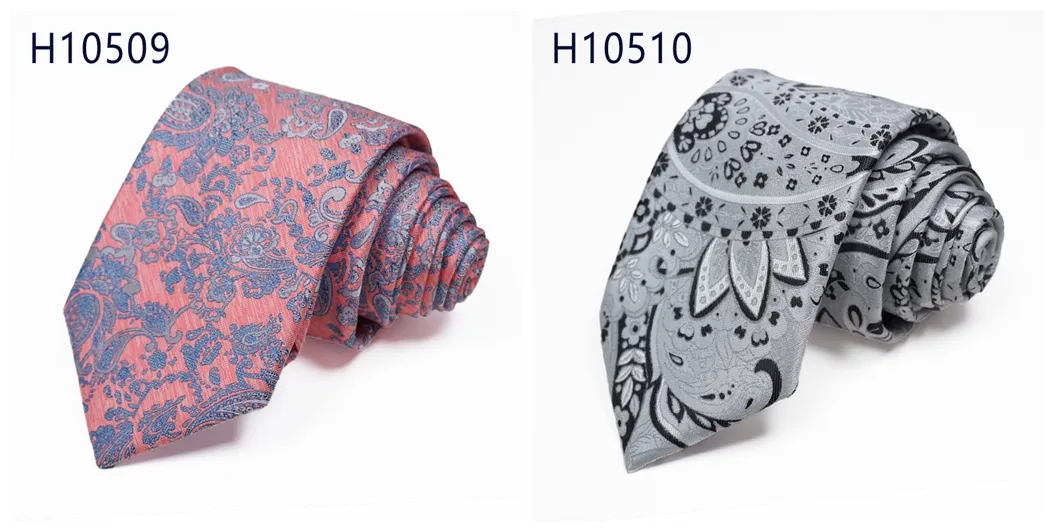 Fashion high quality paisley necktie for interview