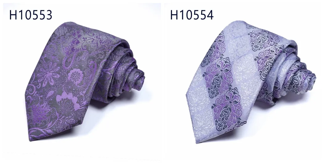Custom luxury party pailsey skinny mens ties necktie