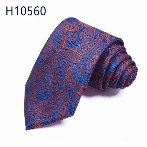 Custom high quality hot designs mens paisley skinny tie