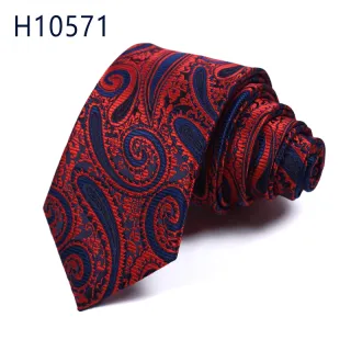 Custom high quality hot designs mens paisley skinny tie