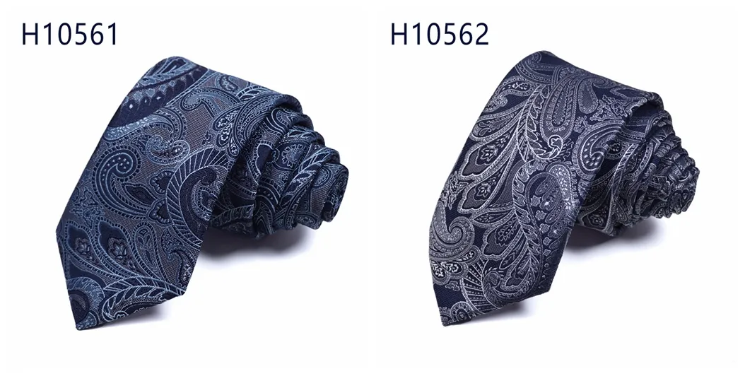 Custom high quality hot designs mens paisley skinny tie