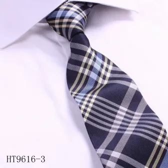 Fashion classic plaid collection design ties men necktie