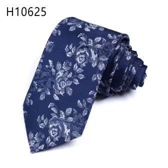 Various flowers and classic style mens ties polyester collection
