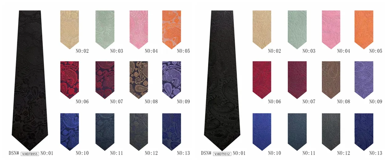 New paisley ties in style necktie luxuty