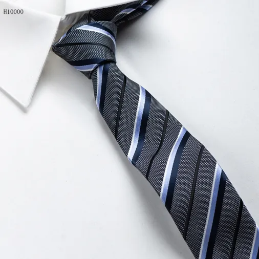 Custom stripe high quality mens tie