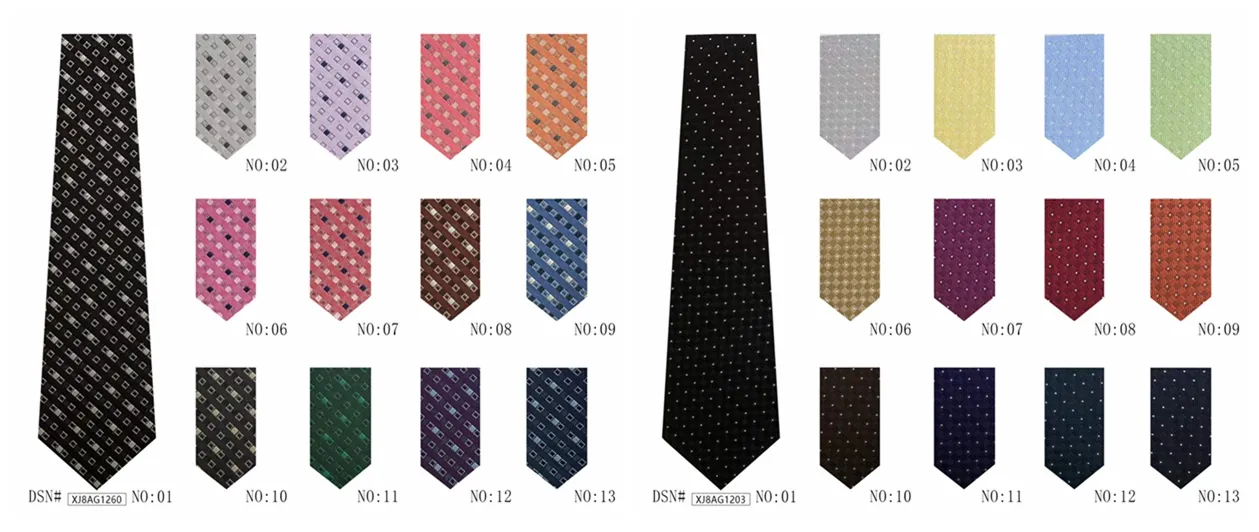 Hot designs polka dot classic neck tie men