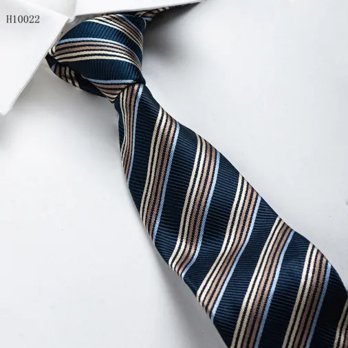Custom stripe high quality mens tie
