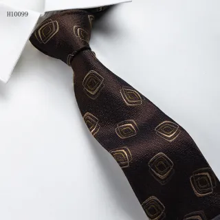 Custom polyester classic dot floral mens formal ties