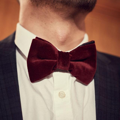 Better with a suit bow tie - [Handsome tie]