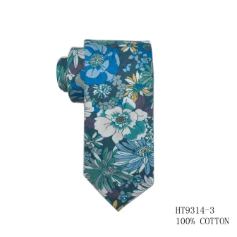 Custom cotton flowers best wedding tie for grooms