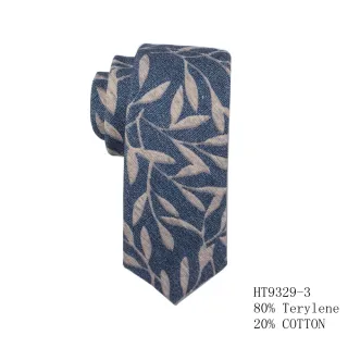 Fashionable new cotton designs necktie supplier