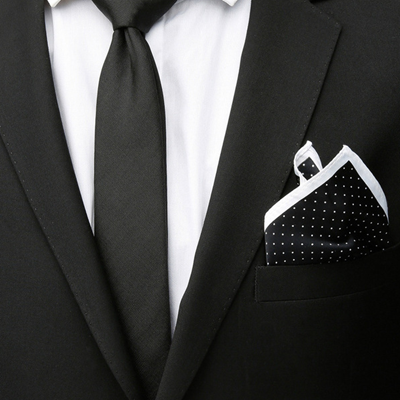 Different matching styles of black tie - [Handsome tie]