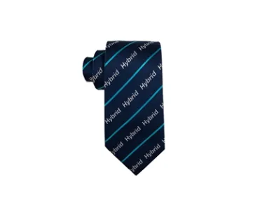 Marked tie customized by machinery manufacturer - [Handsome tie]