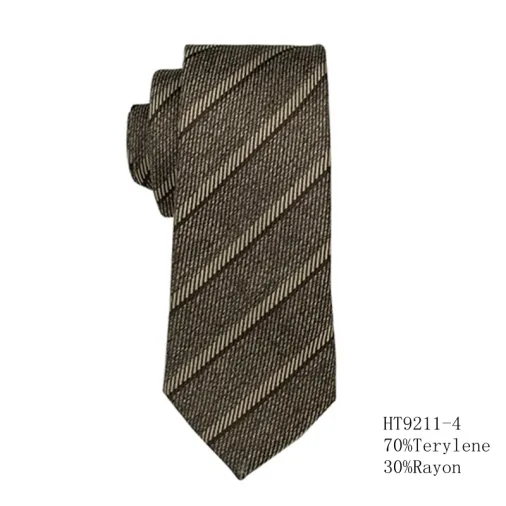 Custom 70% Terylene and 30% Rayon business neckties men neck ties