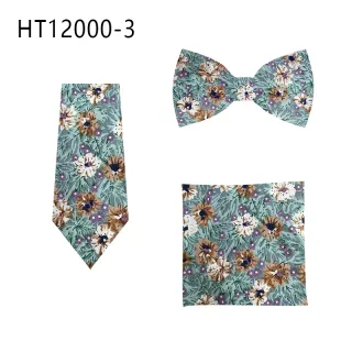 Popular cotton new fashion designs bespoke floral tie