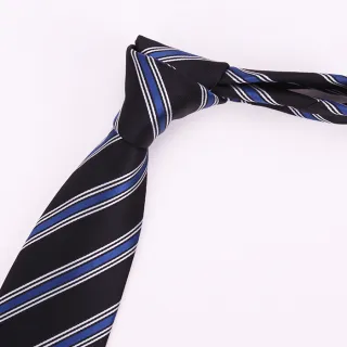 Manufacturer custom plaid stripe embroidered tie for men