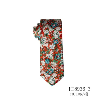 Casual cotton flower wholesale mens ties custom
