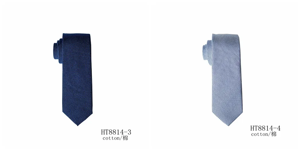 Custom linen cotton plain neckties wholesale