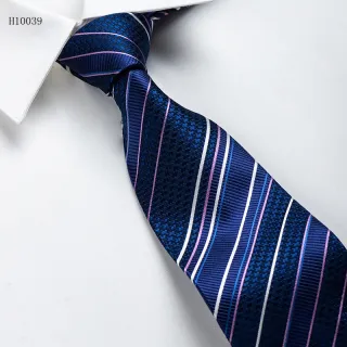 Custom stripe polyester high quality men tie