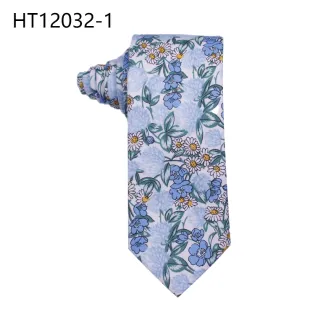 Custom new patterns cotton wedding flower funny neckties