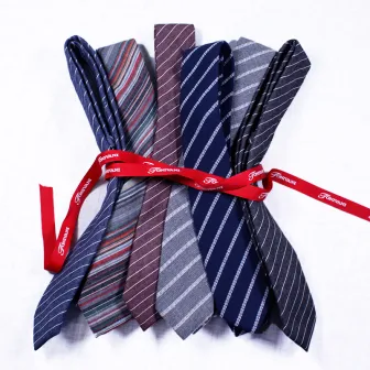 Classic business stripe neckties meeting occasion