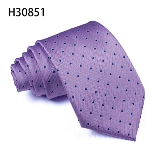 Custom polyester purple luxury men tie gift wedding