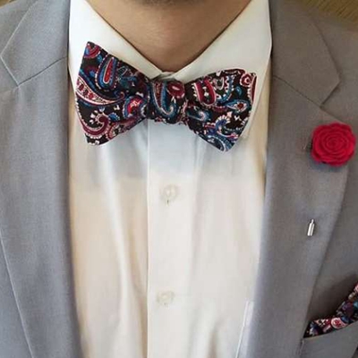 Men's bow tie suitable for Asians - [Handsome tie]