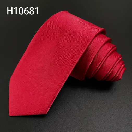 Custom solid plain polyester slim colors neckties rainbow tie