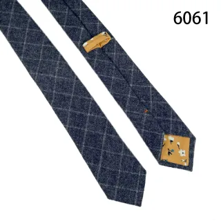 Wholesale wool and cotton fashion skinny neckties