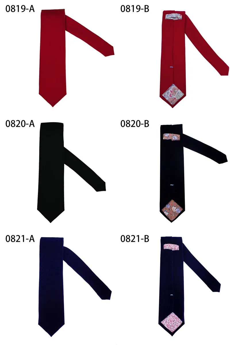 wholesale velvet and cotton men high quality ties fashion slim tie