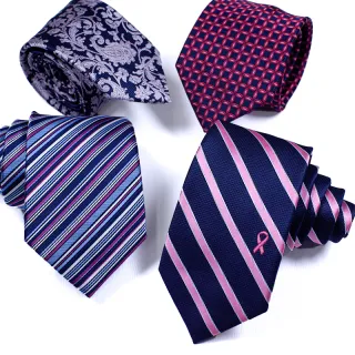 Classic mens stripe polyester business neckties