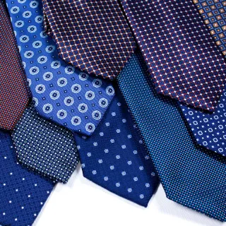 Mens western style neckties high quality navy classic tie