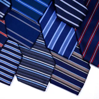 Business stripe design necktie for gentleman fashion cheap high quality