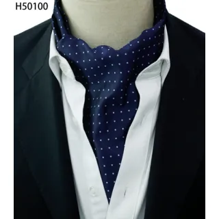 Custom Gentleman Accessory Ascot Tie Cravat Suit Ties Party Polyester Paisley Mens Neckties