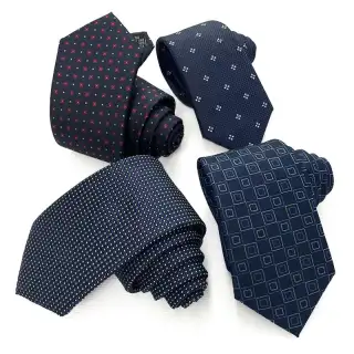 Wholesale classic dots designs neckties meeting party suit tie