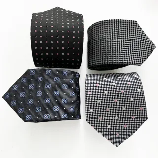 Business style mens custom polyester neckties new designs