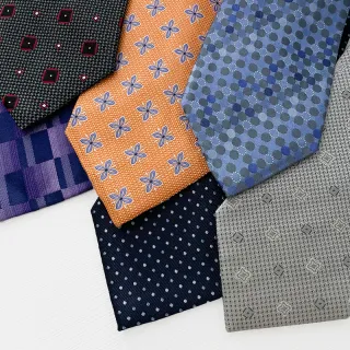 Custom Mens Polyester Neckties Flowers Designer Business Ties