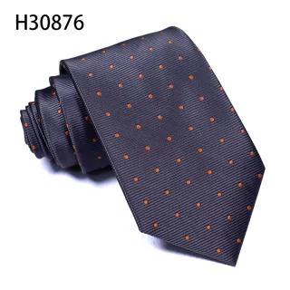 Polyester woven jacquard mens business best ties fashion style