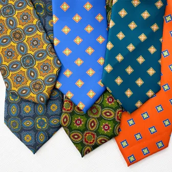 Wholesale wedding mens designer neckties polyester printed fashion
