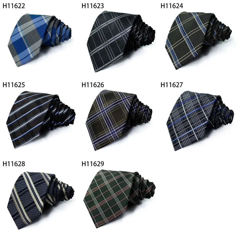 Silk tie high quality stripe mens fashion neckties custom