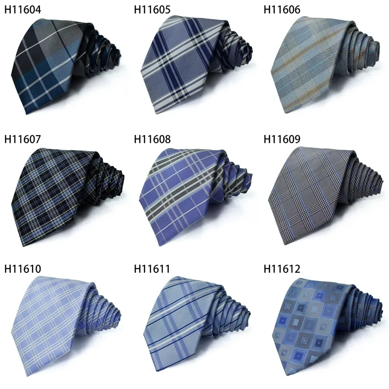 Silk tie high quality stripe mens fashion neckties custom