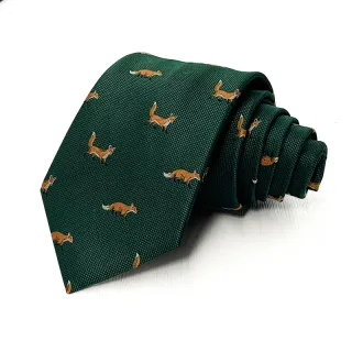 Custom polyester novelty animal neckties fashion classic design