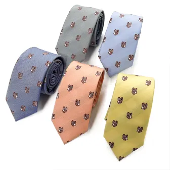 Carton owl fashion novelty mens neckties