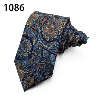 Paisley mens business polyester neckties